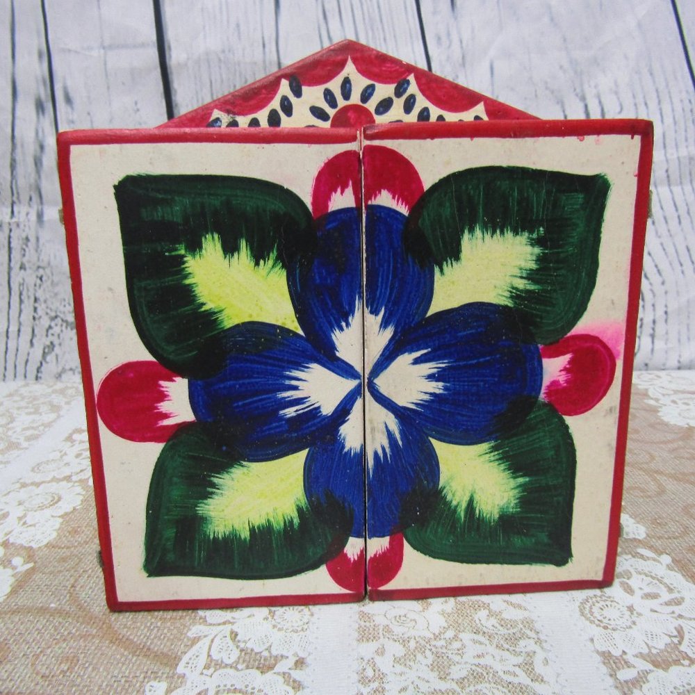 Vintage Angel Castro Retablo Folk Art - Picture 2 of 14